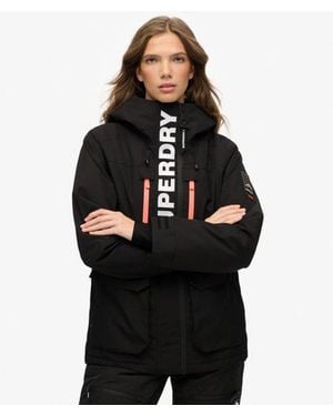Superdry & Co Ultimate Freestyle Ski Jacket - Black