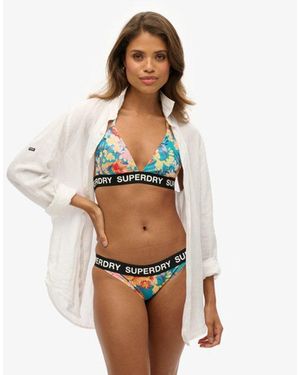 Superdry & Co Logo Classic Bikini Briefs - White