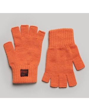 Superdry & Co Workwear Knitted Gloves - Orange