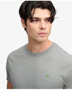 Superdry Sd & Co Logo Embroidered T-Shirt - Gray