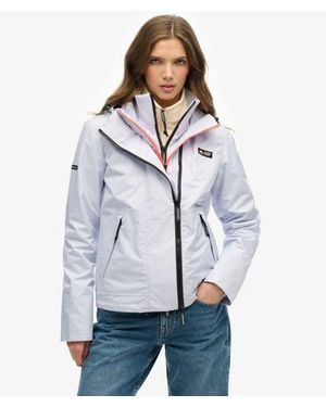 Superdry & Co Hooded Mountain Windbreaker Jacket - Blue