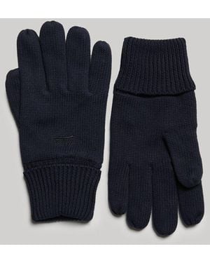 Superdry & Co Vintage Logo Gloves - Blue