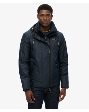 Superdry & Co Hooded Mountain Windbreaker Jacket - Blue
