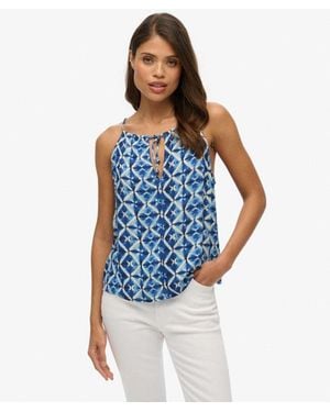 Superdry & Co Beach Cami Top - Blue