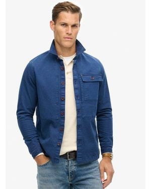 Superdry & Co The Merchant Store - Utility Overshirt - Blue