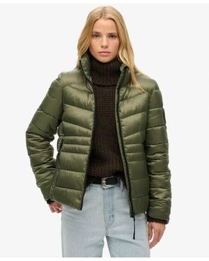 Superdry & Co Fuji Quilted Padded Jacket - Green