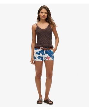 Superdry & Co Chino Hot Shorts - Blue