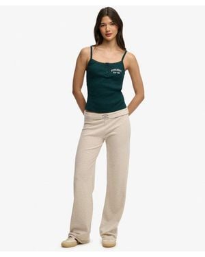 Superdry Athletic Essentials Fold Over Sweatpants - Size: 10 - Multicolor