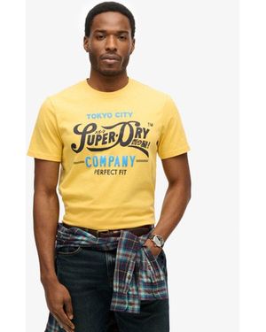 Superdry & Co Perfect Fit Script T-shirt - Metallic