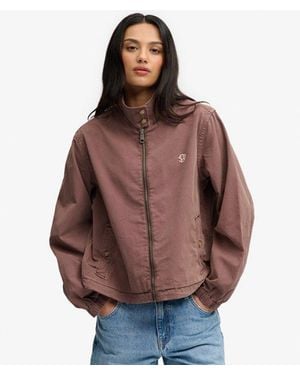 Superdry & Co Cotton Harrington Jacket - Brown