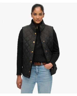 Superdry & Co Estate Country Liner Gilet - Black