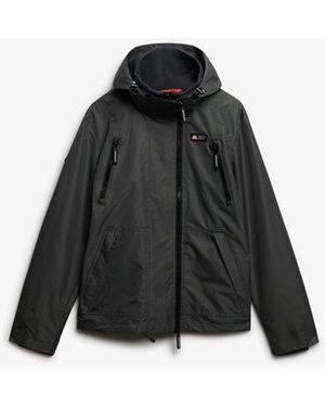 Superdry & Co Hooded Mountain Windbreaker Jacket - Black
