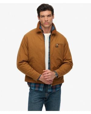 Superdry Cotton Canvas Ranch Jacket - Brown