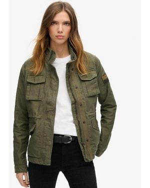 Superdry Embellished Classic M65 Jacket - Green