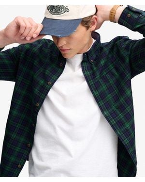 Superdry & Co Long Sleeve Cotton Lumberjack Shirt - Blue