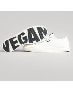 Superdry Femme Tennis Basses Véganes Vintage Faux Vulc Taille - Métallisé