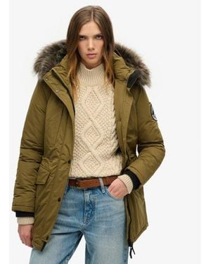 Superdry Ashley Everest Parka - Groen