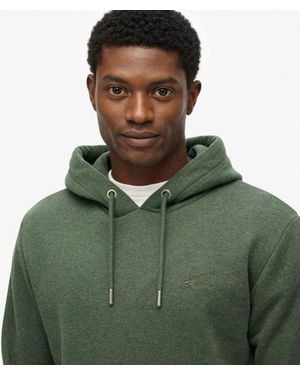 Superdry Essential Logo Hoodie - Green