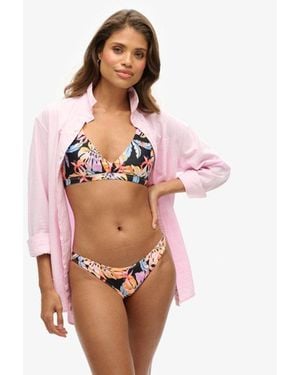 Superdry Klassiek Bikinibroekje Met Print - Roze