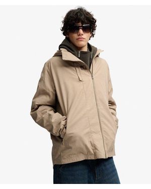 Superdry Bench X & Co Bench Hooded Ripstop Jacket - Natural