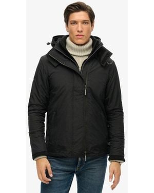 Superdry & Co Pop Zip Hood Arctic Sd-windcheater Jacket - Black