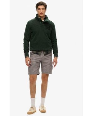 Superdry Organic Cotton Heavy Cargo Shorts - Gray