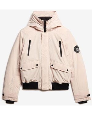 Superdry & Co City Padded Bomber Jacket - Natural