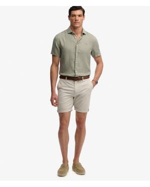 Superdry Premium Regular Chino Shorts - Natural