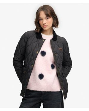 Superdry & Co Cord Trimmed Liner Jacket - Black