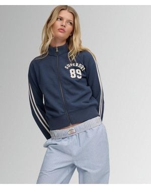 Superdry & Co Athletic Applique Track Top - Blue
