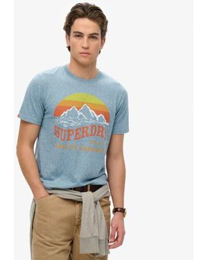 Superdry & Co Classic Great Outdoors Relaxed T-shirt - Blue