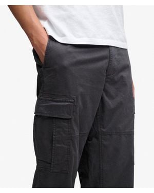 Superdry & Co Regular Tapered Cargo Pants - Black