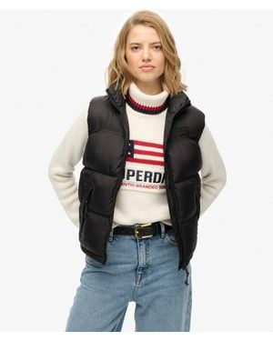 Superdry Tech Gevoerde Bodywarmer - Grijs