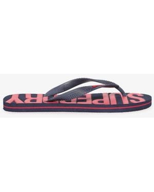 Superdry Vintage Vegan Flip Flops - Blue