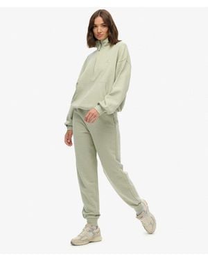 Superdry Studios joggingbroek Met Boorden - Groen