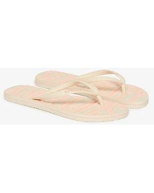 Superdry & Co Vintage Vegan Flip Flops - White