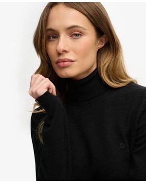 Superdry Femme Pull À Col Roulé Classique Taille - Noir