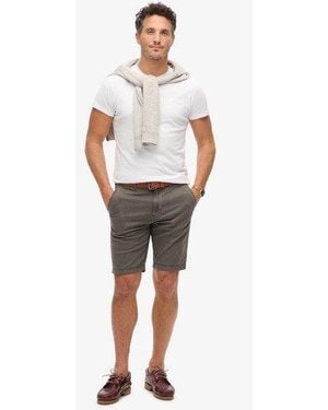 Superdry Vintage International Chino Shorts - White