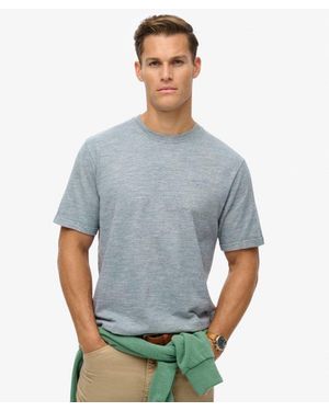 Superdry & Co Loose Fit Overdyed Cotton T-shirt - Blue
