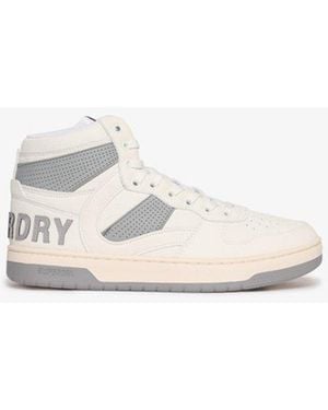 Superdry Vegan Jump High Top Sneakers - Metallic