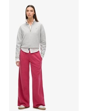 Superdry & Co Ladies Embroidered Wash Straight joggers