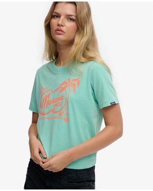 Superdry & Co Roadside Trade Relaxed T-shirt - Green