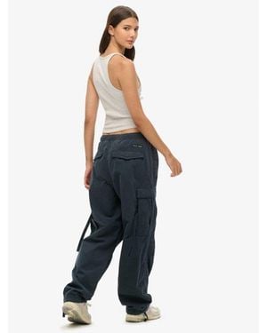 Superdry Parachute Grip Trousers - Blue