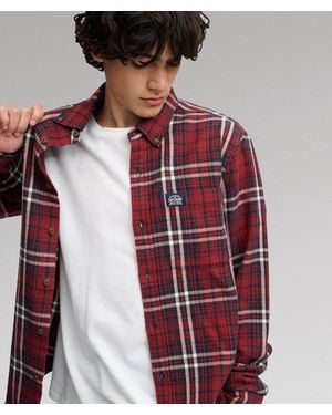 Superdry & Co Long Sleeve Cotton Lumberjack Shirt - Red