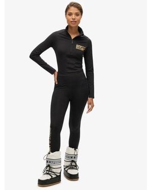 Superdry & Co Ski Base Layer leggings - Black