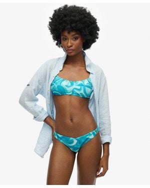 Superdry Cheeky Bikinibroekje Met Print - Wit