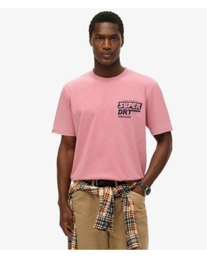 Superdry & Co Trade Tools Loose T-shirt - Pink
