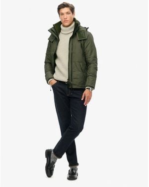Superdry & Co Classic Logo Embroidered Mountain Sd Windcheater Jacket - Green