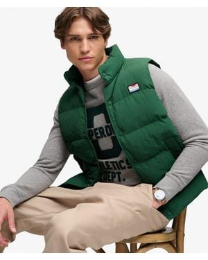 Superdry Non Hood Short Everest Gilet - Green