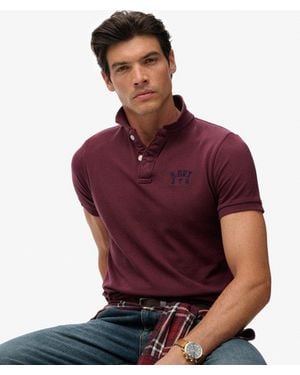 Superdry & Co Vintage Athletic Embroide - Red